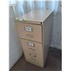 Image 1 : *** 3-Drawer Metal Filing Cabinet - 28x18x42" - Bottom Drawer Hard Open - PU Only