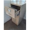 Image 2 : *** 3-Drawer Metal Filing Cabinet - 28x18x42" - Bottom Drawer Hard Open - PU Only