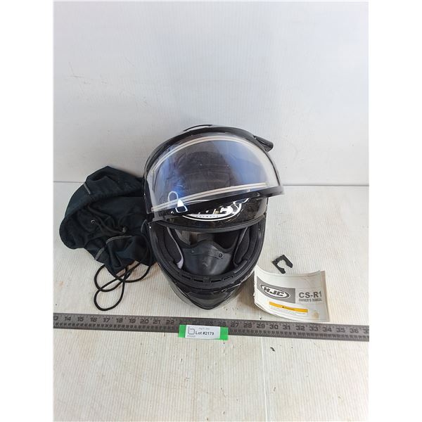HJC Snowmobile Helmet w/Storage Bag - Clip Needs Refasten