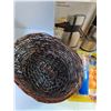Image 2 : (2) Thermal Jugs, (2) Wicker Baskets, Tin Container, Misc