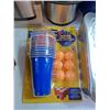 Image 3 : (2) Thermal Jugs, (2) Wicker Baskets, Tin Container, Misc
