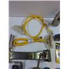 Image 4 : (2) Squeegees, Scissor Jack Adapter, (2) Electric Cords Untested As Is, Misc
