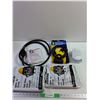 Image 1 : (2) Packs Contractor Bags, U Bar Lock and Cables