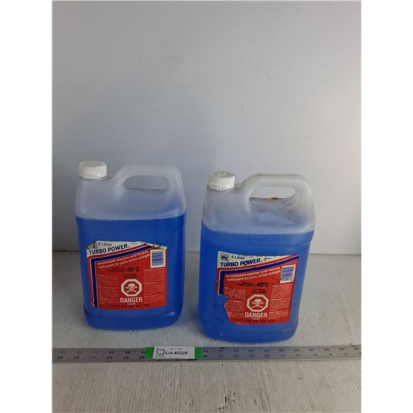 (2) Bottles Of Windshield Washer Anti Freeze, Pickup Only