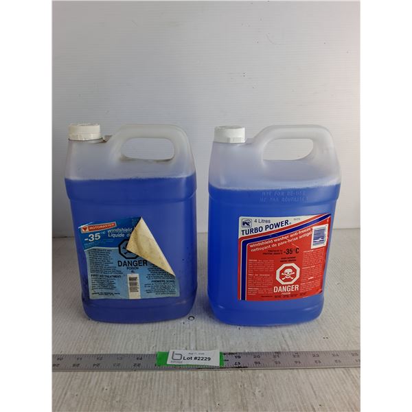 (2) Bottles Of Windshield Washer Anti Freeze, Pickup Only