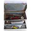 Image 2 : Tool Box w/- Wrenches, Screwdrivers, Pliers