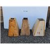 Image 1 : **(3) Wooden Trap Housing Structures Up to 10.5" x 10.5" x 15"- Can't Ship