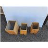 Image 2 : **(3) Wooden Trap Housing Structures Up to 11" x 8" x 16"- Can't Ship