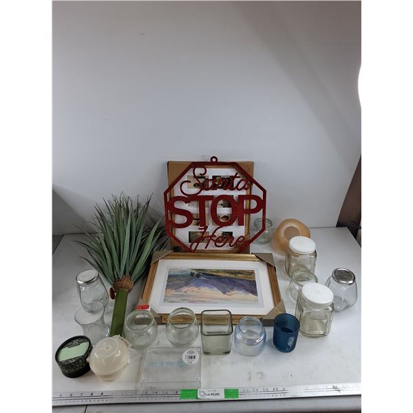 Jars, Artificial Plant, Picture Frame, Framed Wall Art Print, Wax Melts, Misc
