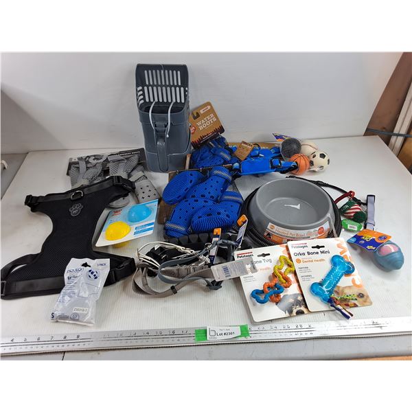 Pet Shoes, Heated Pet Bowl, Pet Harnesses & Chewing Toys