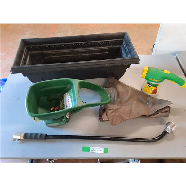 Seed Spreader, Watering Gun, Watering Bags, Large Planter, Garden Feeder, Pickup Pref'd