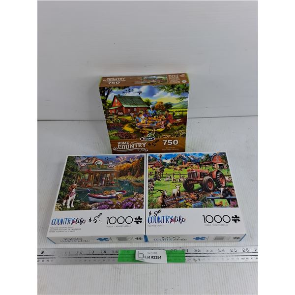 1000 & 750 pc Jigsaw Puzzles