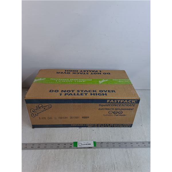 Sqwincher Liquid Concentrate 4 Boxes OF 50 Packs