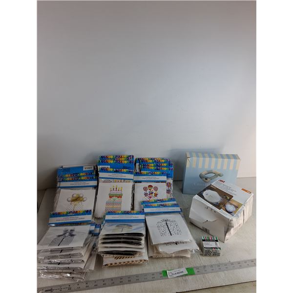 Various Birthday Favor Boxes, Inflatable Sit&Float, P95 Particulate Respirator Masks