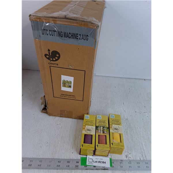 Box Of Packs Of Vinyl Paper