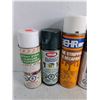 Image 2 : (9) Partial Spray Cans - Paint, Rust Proof, Leak Seal - Cannot Ship