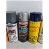 Image 3 : (9) Partial Spray Cans - Paint, Rust Proof, Leak Seal - Cannot Ship