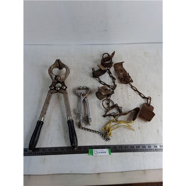 Castration Tool, Bull Lead, Cow Kickers