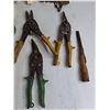 Image 2 : Assorted Tin Snips, Chisels, Cow Kickers, Polishing Compounds