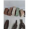 Image 5 : Assorted Tin Snips, Chisels, Cow Kickers, Polishing Compounds