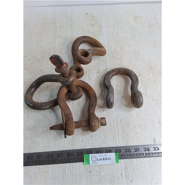 (4) Heavy Duty Anchor Shackles