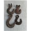 Image 2 : (4) Heavy Duty Rigging Hooks