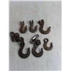 Image 2 : (6) Light Duty Rigging Hooks