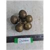 Image 1 : (5) Brass Hames Toppers