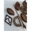 Image 2 : Antique Sad Irons, Misc.