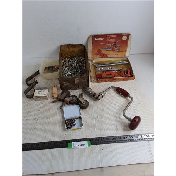 Bulk Fasteners, Castors, Speed Drill, Rockford Tubing Cutter