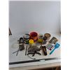 Image 1 : Bulk Fasteners, Hardware, Mudding Trowels, Tins, Misc.