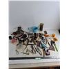Image 1 : Assorted Circular Drill Bits, Pliers, Foot Switch, Misc.
