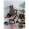 Image 2 : Assorted Circular Drill Bits, Pliers, Foot Switch, Misc.