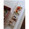Image 2 : Fishing Tackle Box w/Contents - Latch Broken