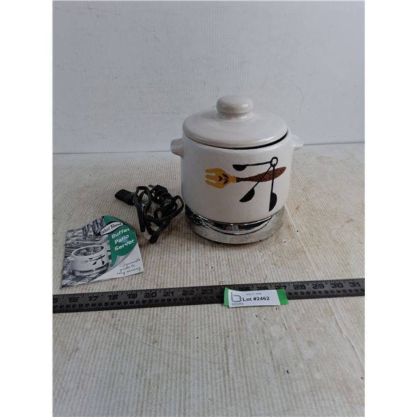 West Bend Buffet Patio Server - Untested, As is