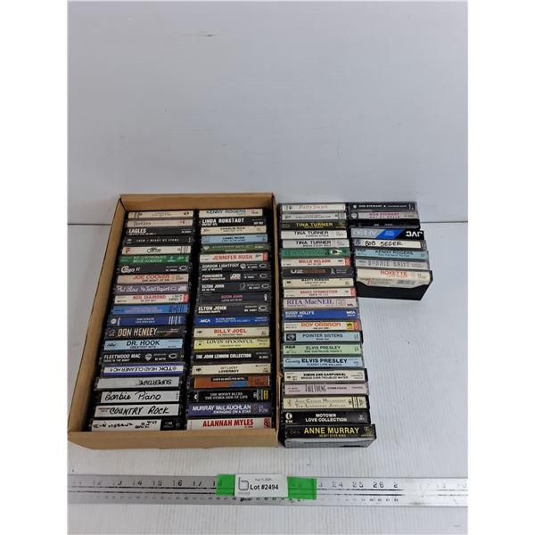 Assorted Audio Cassettes - Don Henley, Neil Diamond, Tina Turner, Misc