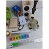 Image 5 : Pill Organizer, Body Massager, Combs, Metal Vase, Shell Lamp, Misc