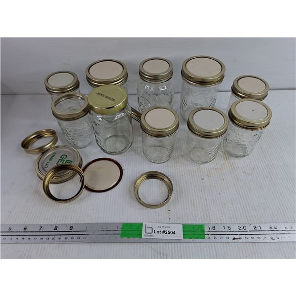 Assorted Pint Jars