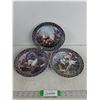Image 1 : (3) Decorative Cat Themed Plates 8" Diameter