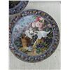 Image 3 : (3) Decorative Cat Themed Plates 8" Diameter