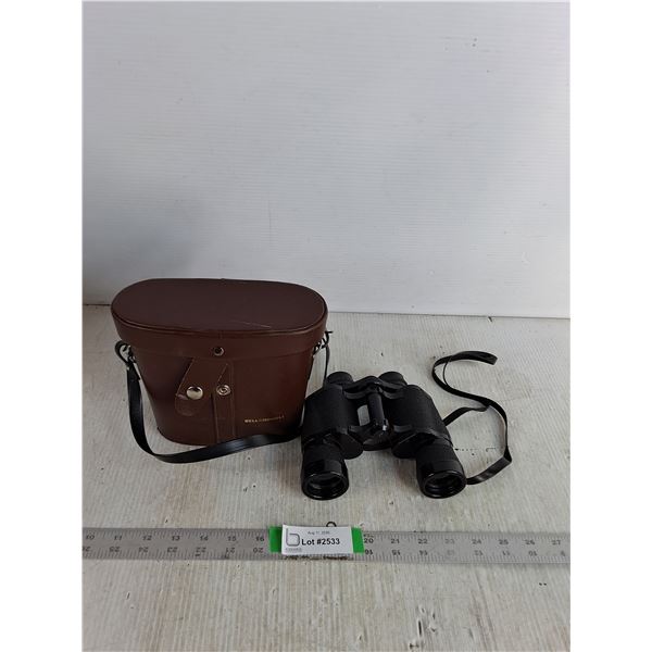 Bell Howell 7x35 Binoculars 5 3/4" Height Comes w/ Case