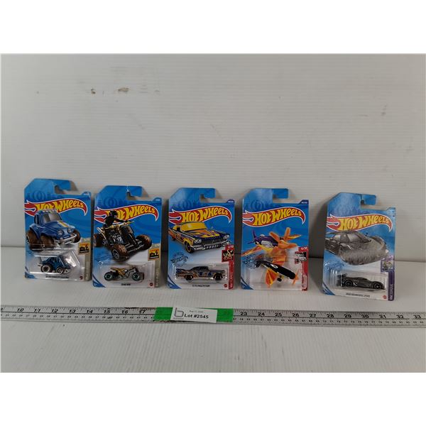 (5) Hot Wheels Model Vehicles- Sealed
