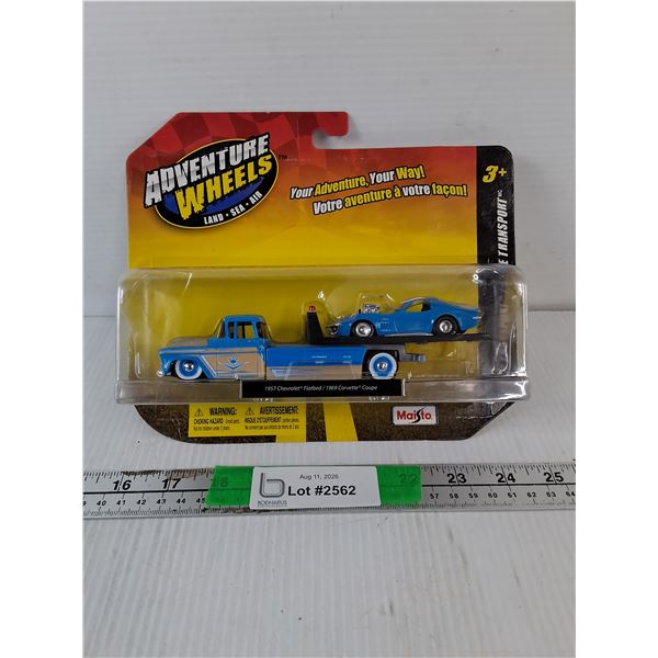 Model 1957 Chev Flatbed/1969 Corvette Coupe, Sealed