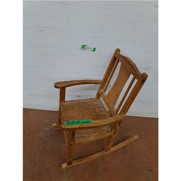 *Small Wooden Rocking Chair No Shipping