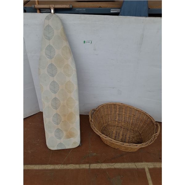 *Ironing Board and Wicker Basket No Shipping