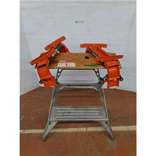 *(2) Black & Decker Adjustable Platform Brackets and Workmate Work Table No Shipping