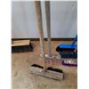 Image 5 : **(6) Brooms, Plastic and Wooden No Shipping