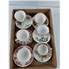 Image 10 : (6) Teacup & Plate Sets, Most Bone China