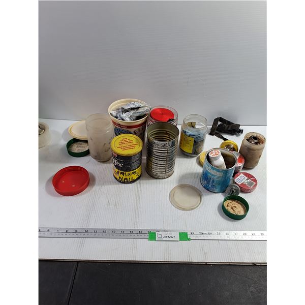 Assorted Bulk Fasteners, Straps, Nails, Misc - Cannot Ship