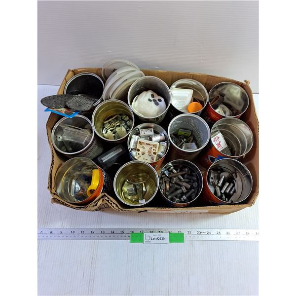 Assortment of Bulk Nails, Bolts, Hinges, Electrical, Misc - Cannot Ship